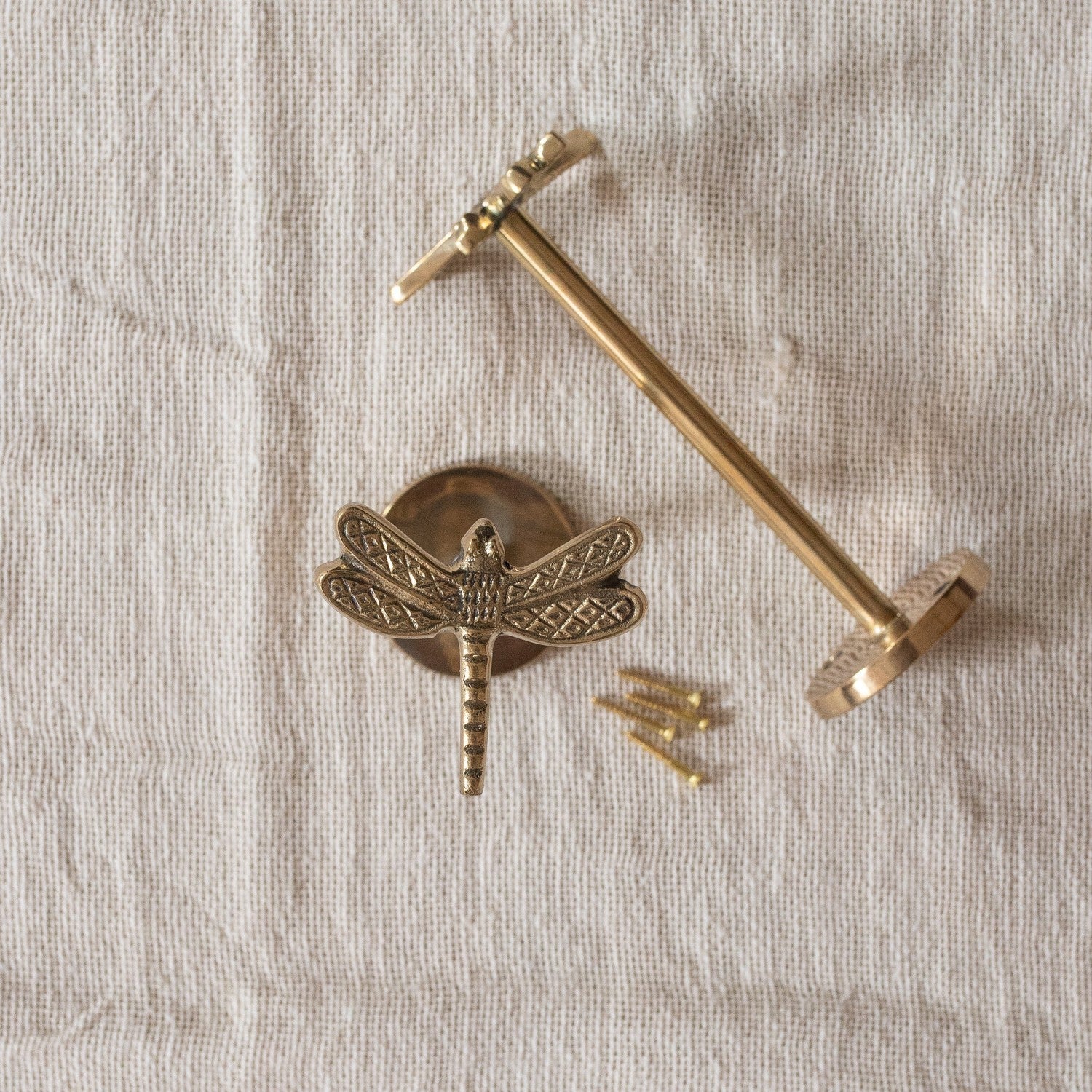 Butterfly Brass Curtain Hold Backs set of 2-Tie Backs-House of Ekam