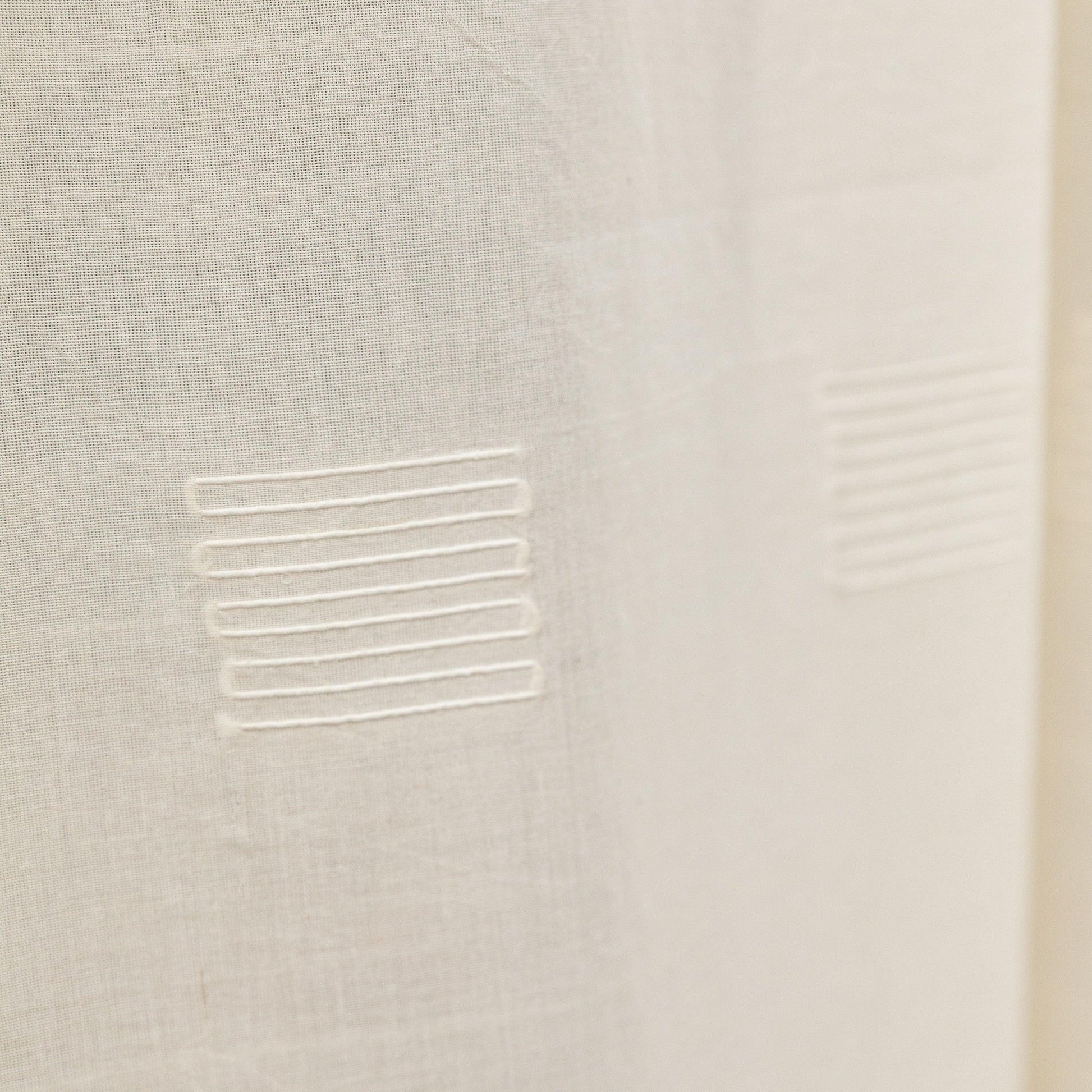 White on White Nilambari Venkatagiri Cotton Curtains-Curtains-House of Ekam